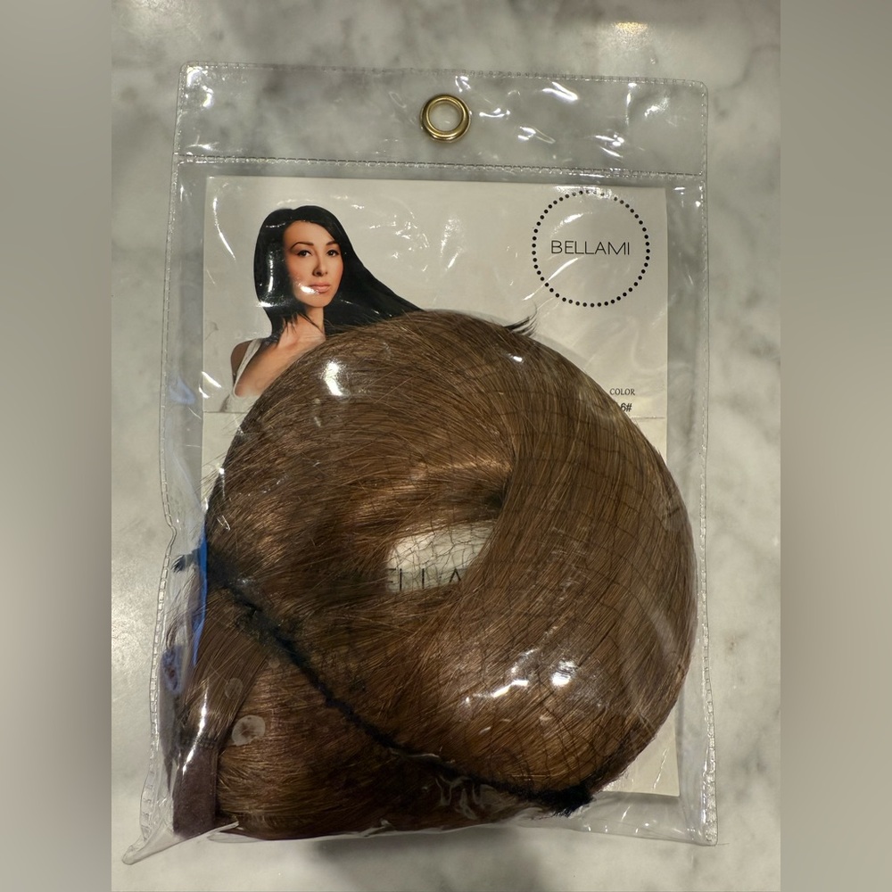 Bellami Brown Hair Extension Ponytail Wrap